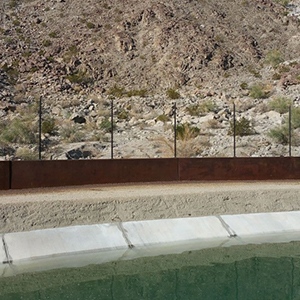 Natina Products Silver Rock Concrete Wall Staining Project