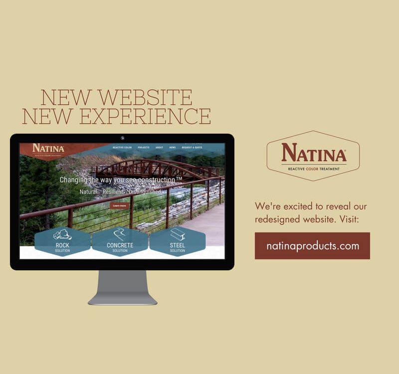Natina New Web Design Announcement