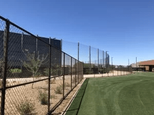 American Family Fields of Phoenix Galvanized Fence