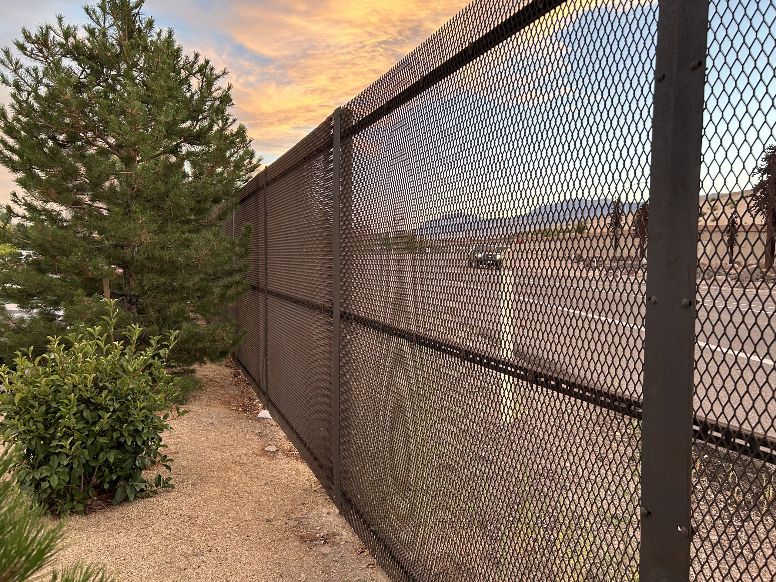 High visibility corridor fencing with Natina finish
